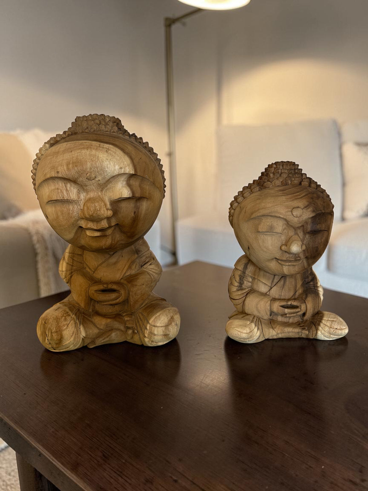 Handgesneden Baby Buddha Large — Origin Java