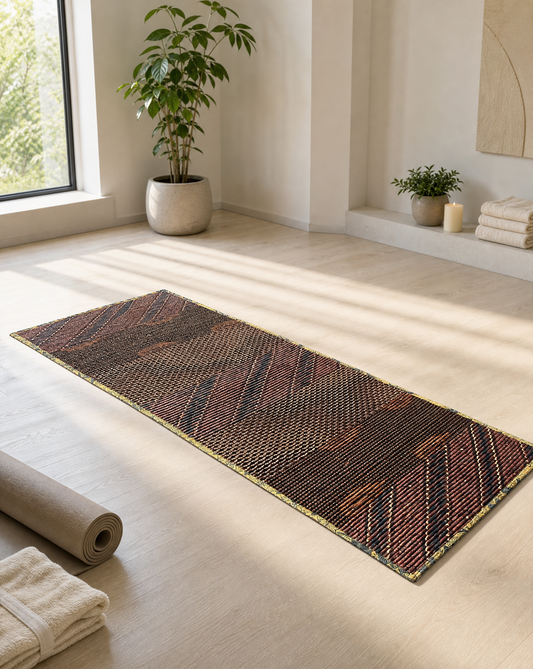 Dubbelzijdige Batik yogamat