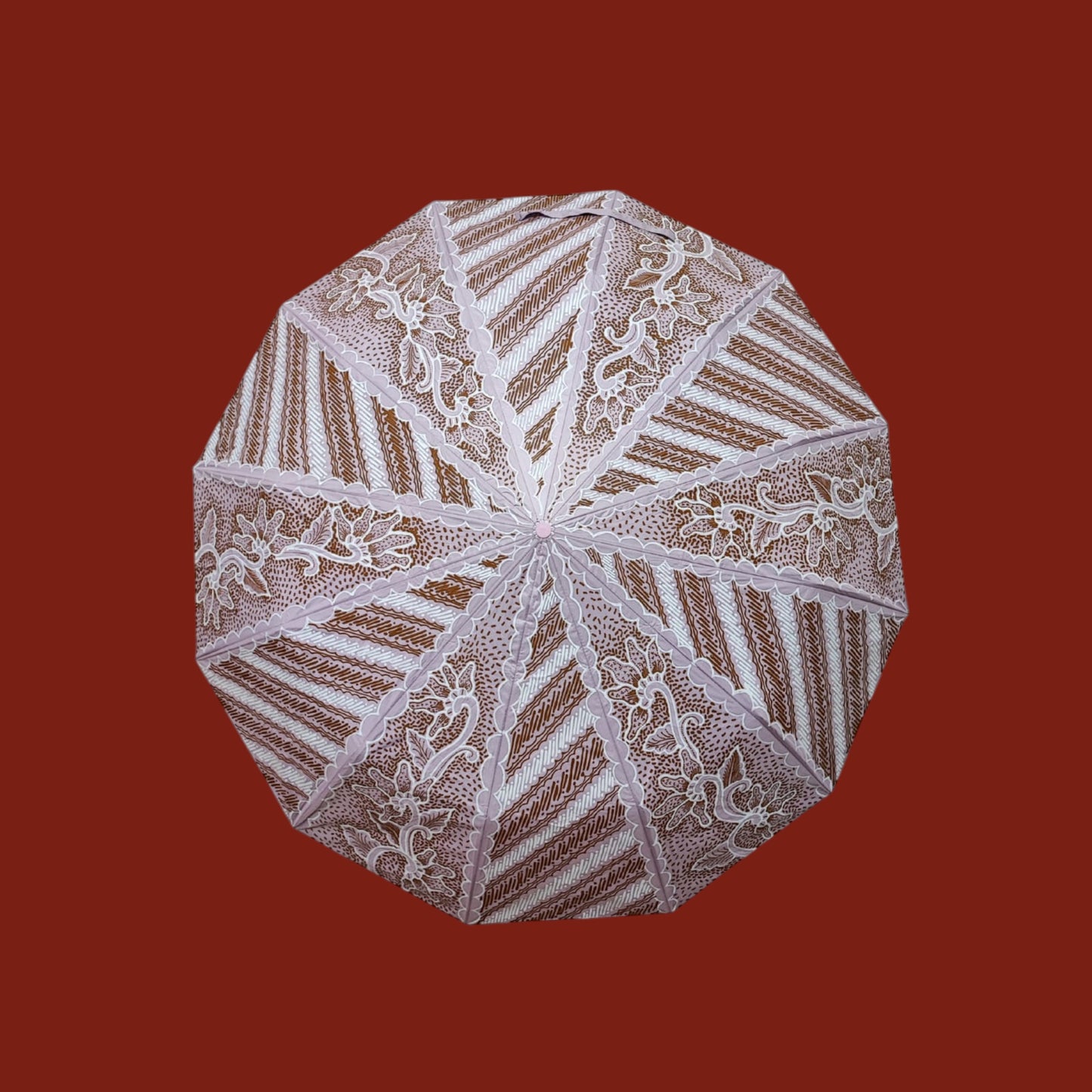 Hand gebatikte paraplu (groot formaat diameter 118 cm)