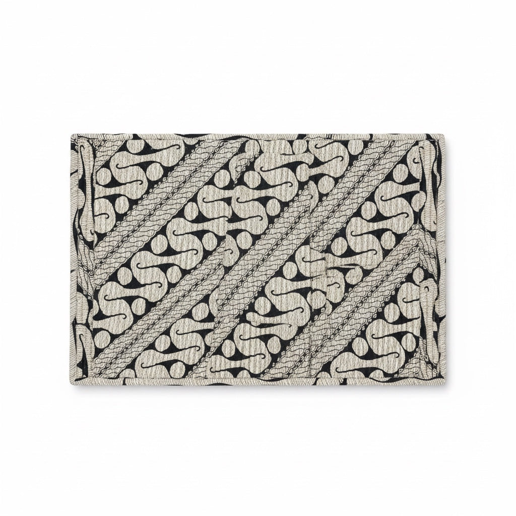 Dubbelzijdige Batik Vloermat – Indonesië (65 × 46 cm)