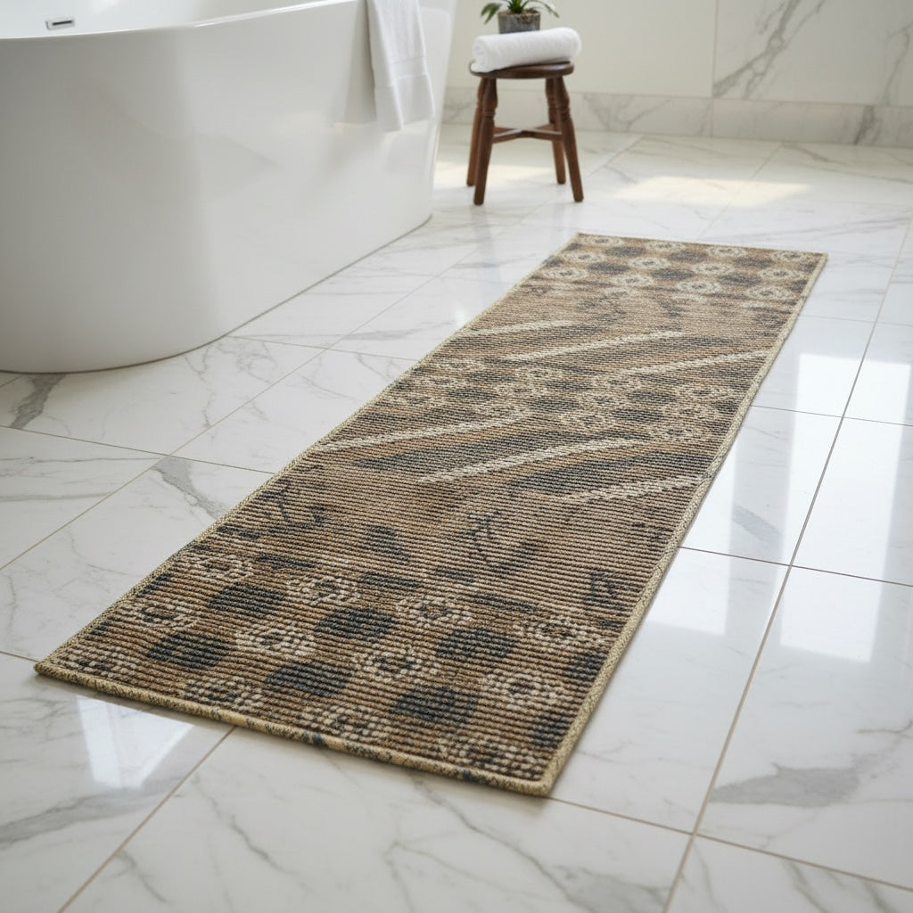 Dubbelzijdige Batik Vloermat voor Yoga of Interieur – Indonesië (70 × 180 cm)