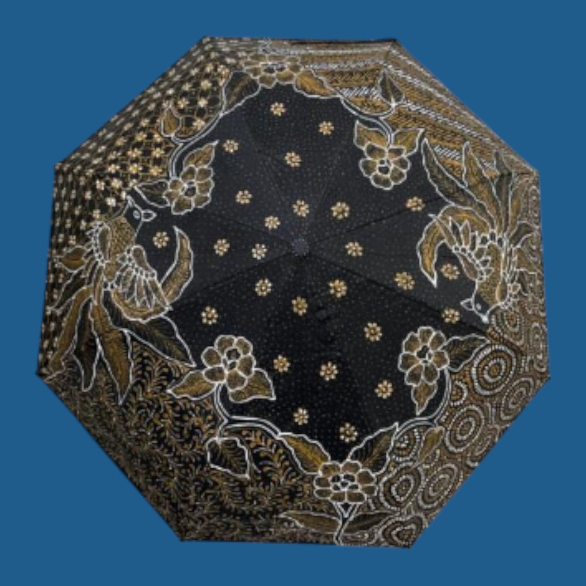 Hand gebatikte paraplu (diameter 96 cm)