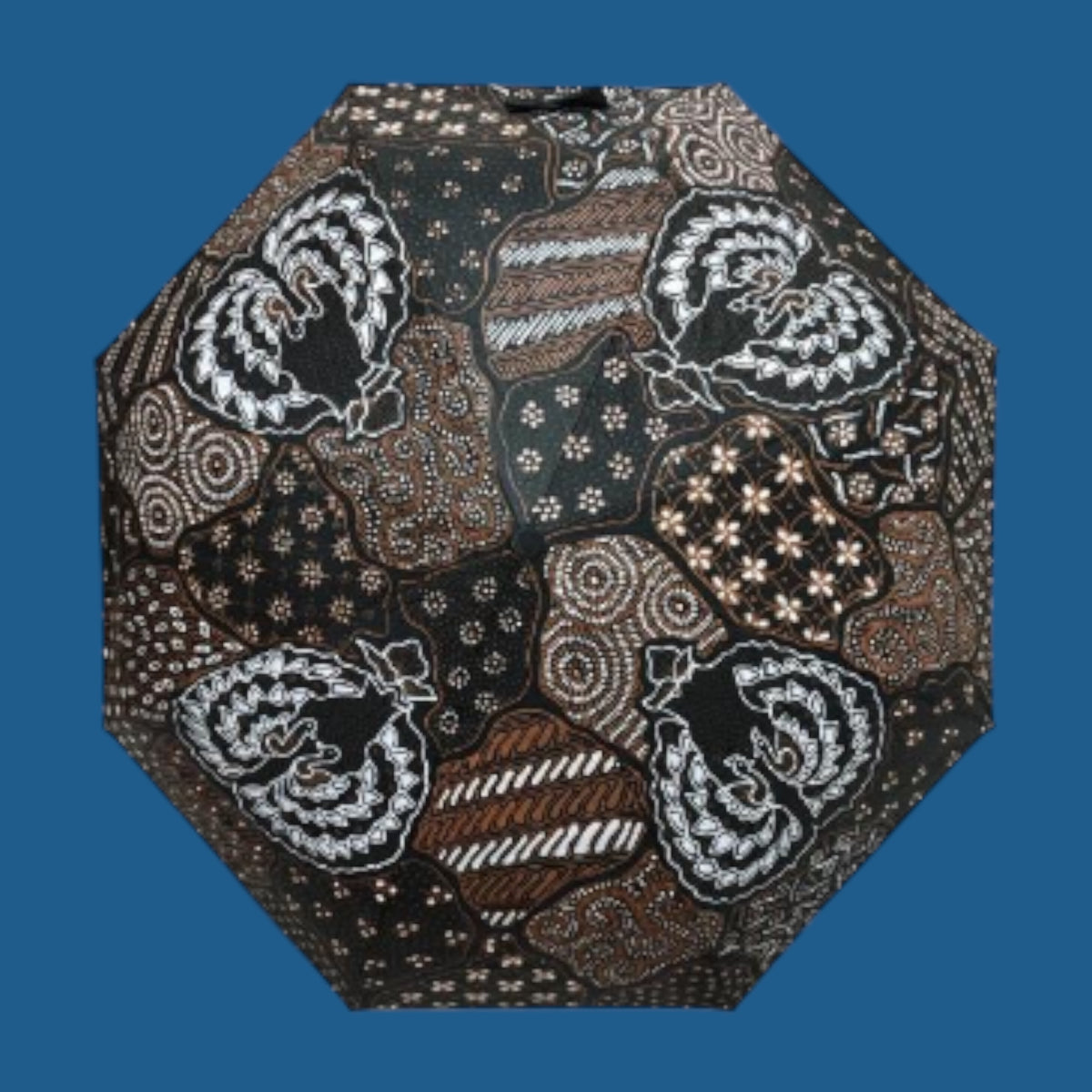 Hand gebatikte paraplu (diameter 96 cm)