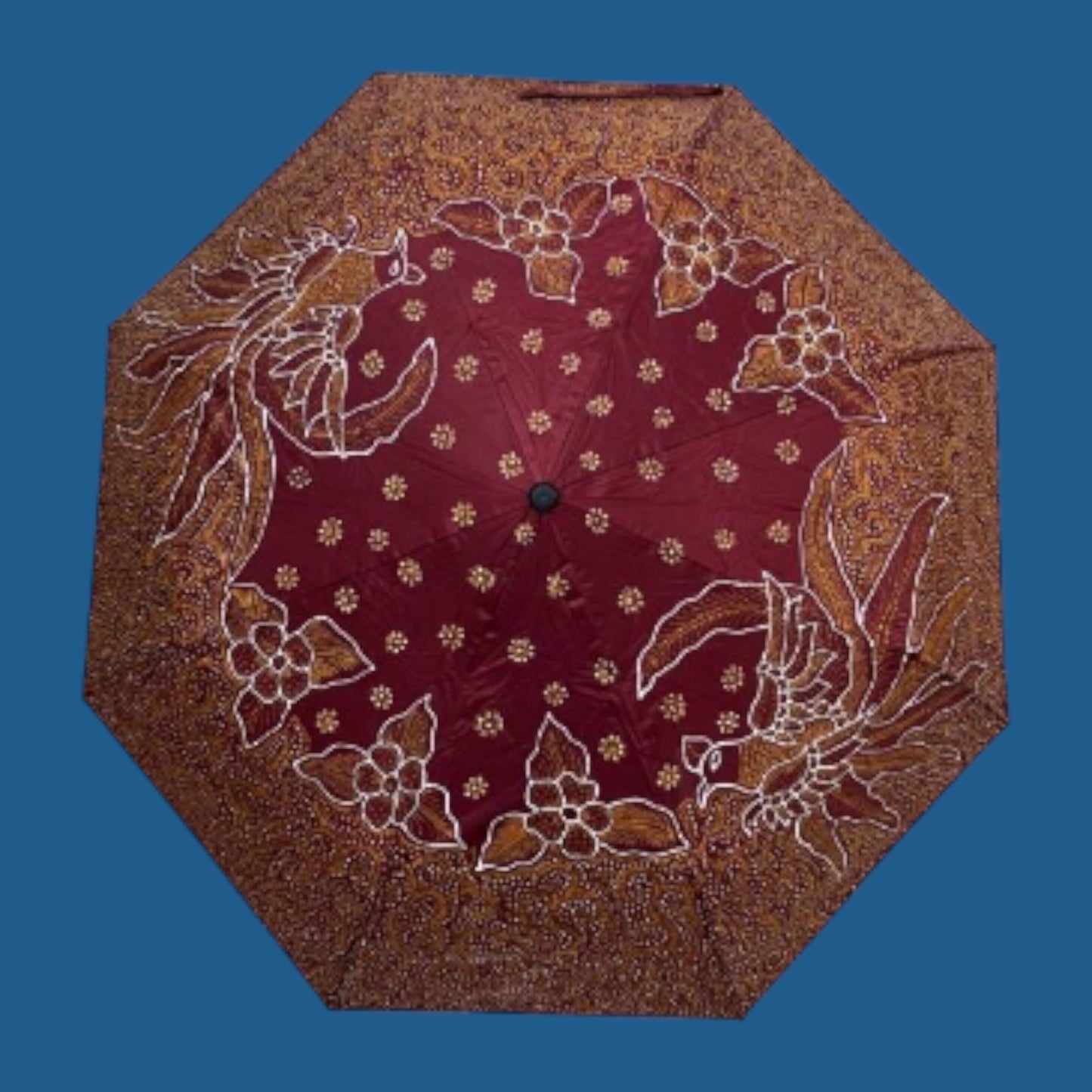 Hand gebatikte paraplu (diameter 96 cm)