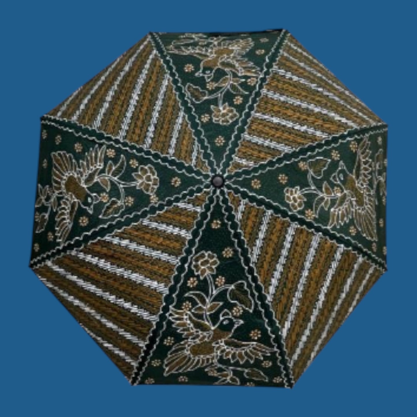 Hand gebatikte paraplu (diameter 96 cm)