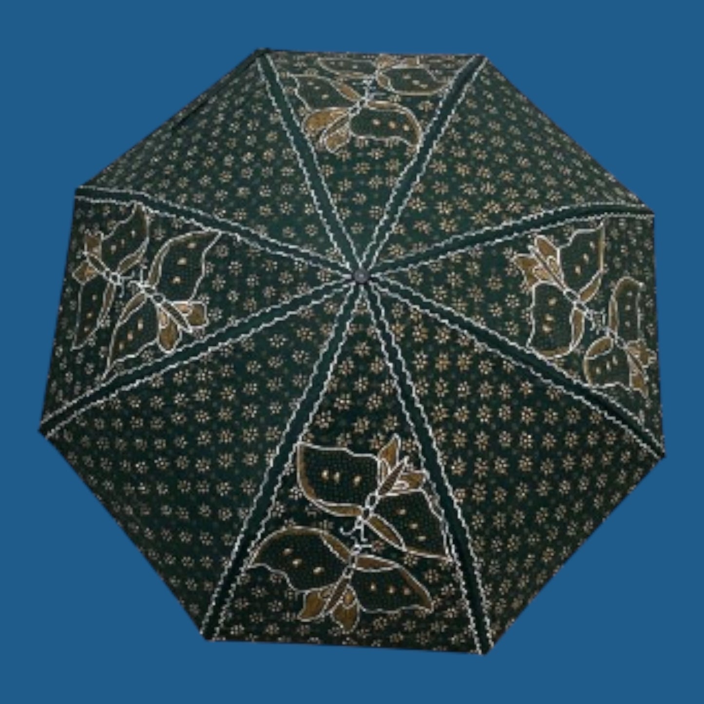 Hand gebatikte paraplu (diameter 96 cm)