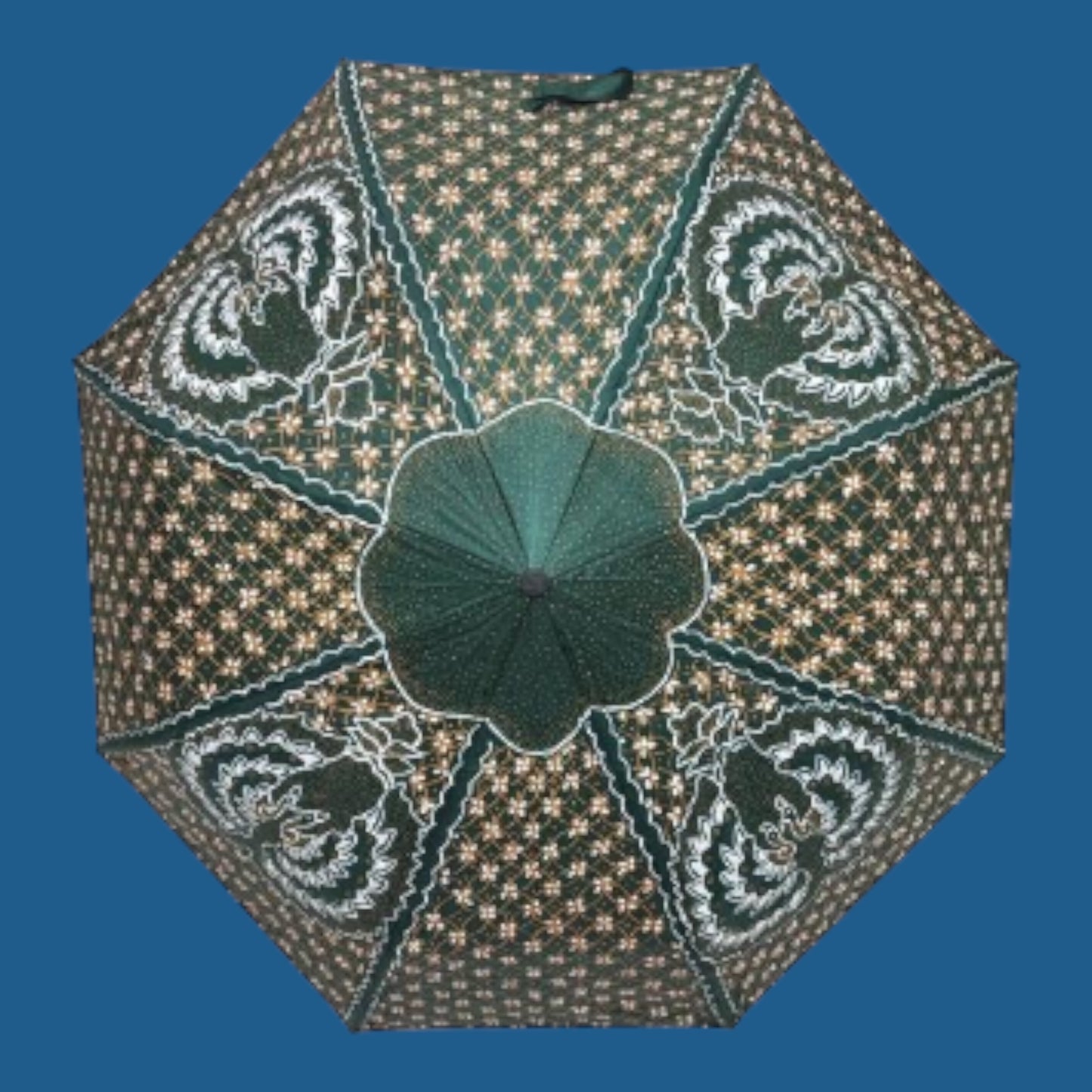Hand gebatikte paraplu (diameter 96 cm)
