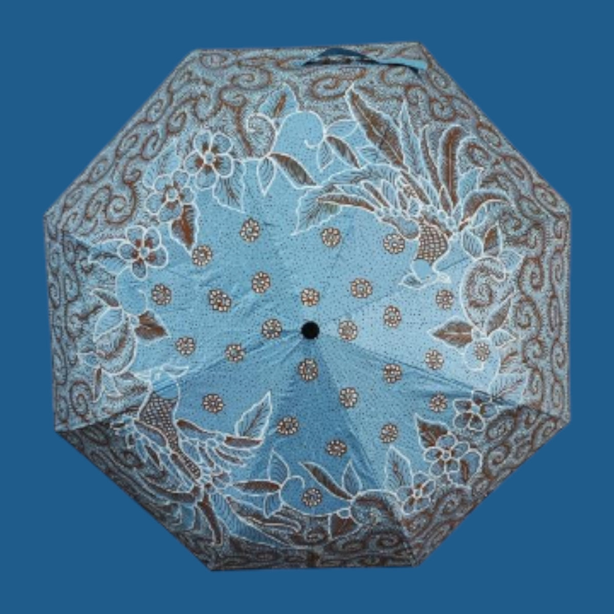 Hand gebatikte paraplu (diameter 96 cm)