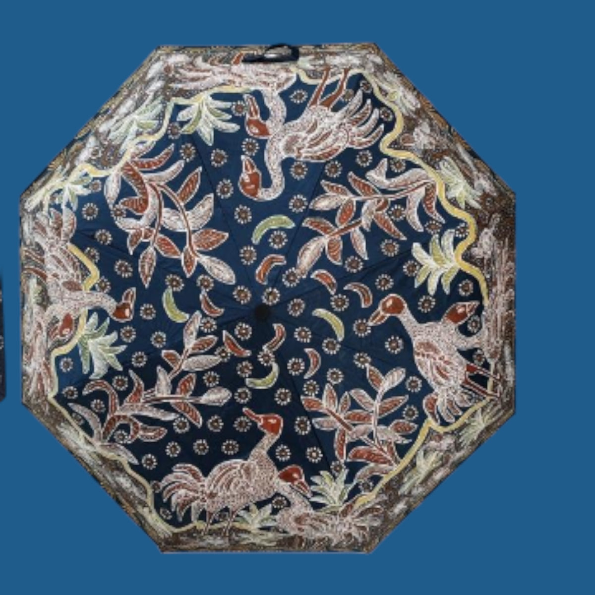 Hand gebatikte paraplu (diameter 96 cm)