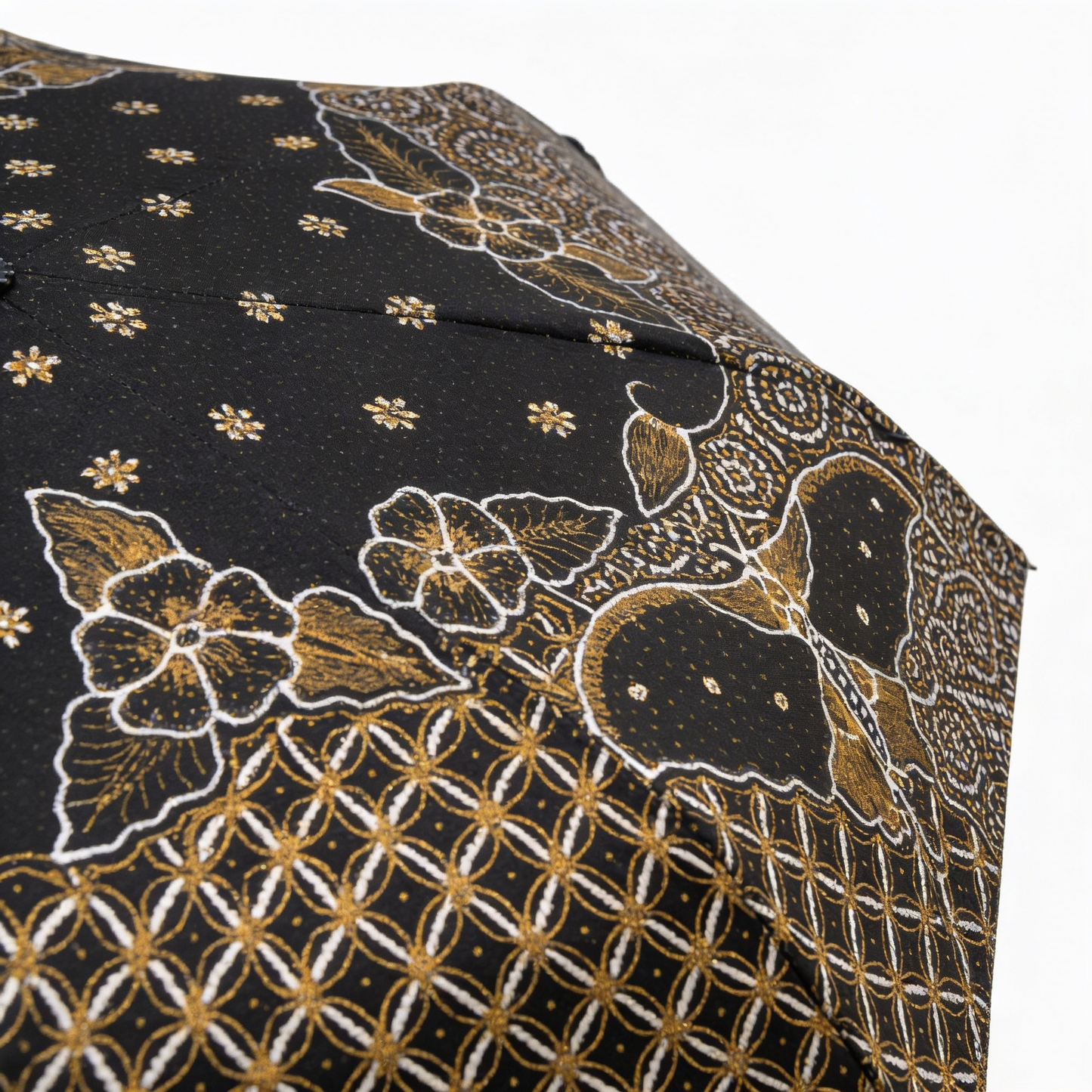 Hand gebatikte paraplu (groot formaat diameter 118 cm)